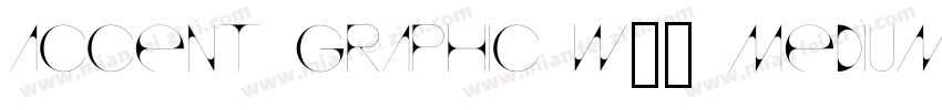 Accent Graphic W05 Medium字体转换